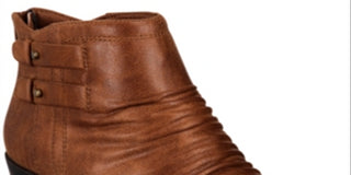 Baretraps Womens Georgina Slouchy Strappy Ankle Boots Brown 5 M