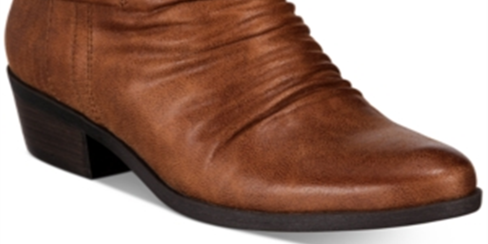 Baretraps Womens Georgina Slouchy Strappy Ankle Boots Brown 5 M