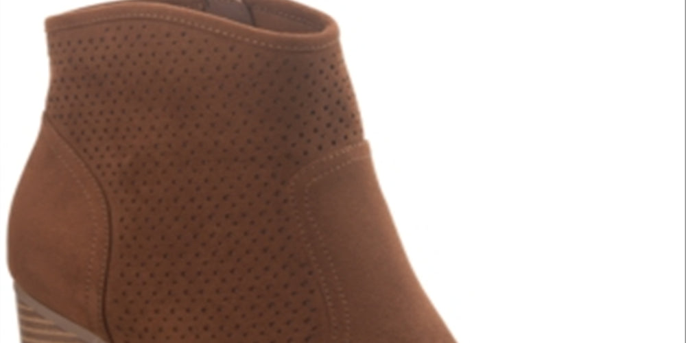 American Rag Adrien Booties - Cognac Micro Brown Size 9 M