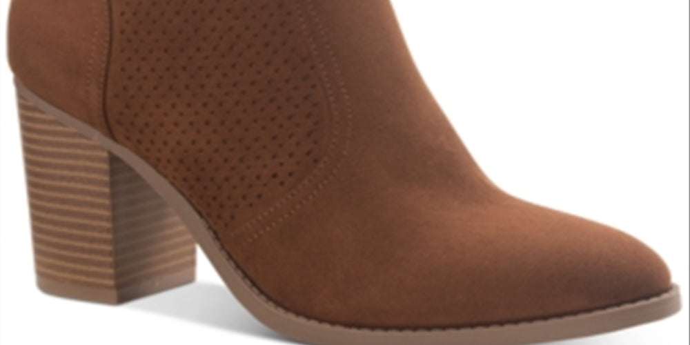 American Rag Adrien Booties - Cognac Micro Brown Size 9 M