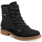 Tommy Hilfiger Women's T-ONELLA Fabric Closed Toe Ankle Fashion Boots Black Size 6.5 M