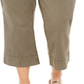 Celebrity Pink Women's Plus Montauk Cropped Pants Green Size 24W