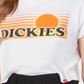 Dickies Women's New Logo Graphic Short Sleeve T-Shirt White Size Medium