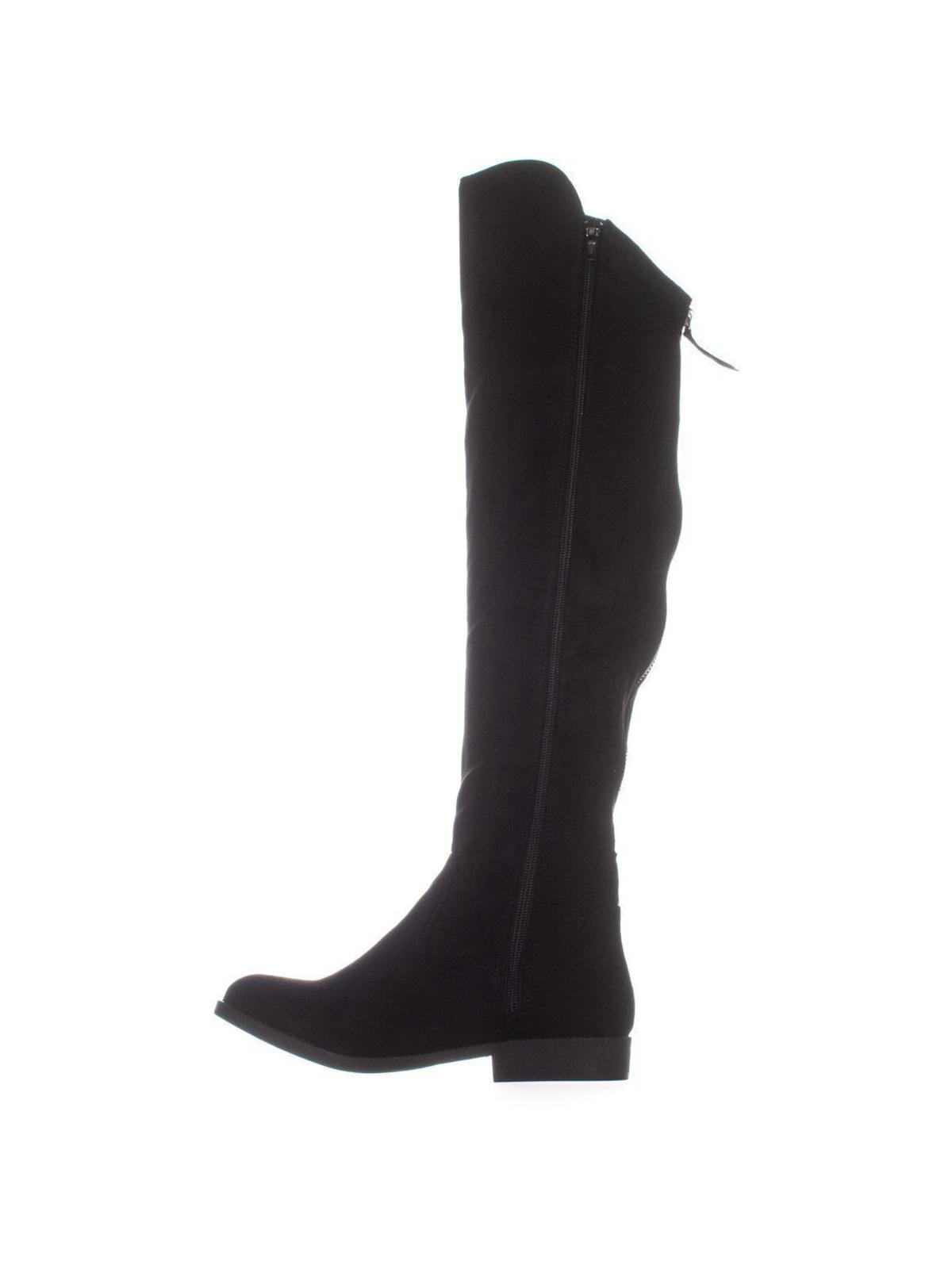 Style & Co Women's Ruched at Shaft Round Toe Zip up Boots Gray Size 6 M