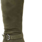 KNS International Women's Journee Collection Joelle Extra Wide Calf Knee High Boot Green Size 7M