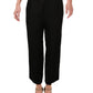 Eileen Fisher Women's Plus Cropped Pull-on Pants Black Size 3X
