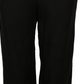 Eileen Fisher Women's Plus Cropped Pull-on Pants Black Size 3X
