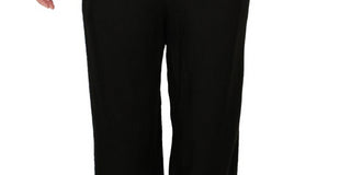 Eileen Fisher Women's Plus Cropped Pull-on Pants Black Size 3X