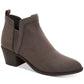 Style & Co. Womens Myrrah Faux Suede Pointed Toe Shooties Gray Size 5 M