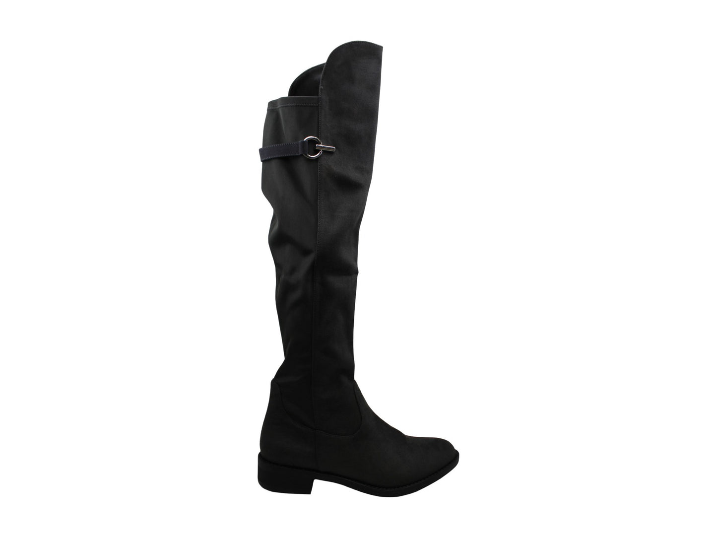 Rebel By Zigi Women's Onley Leather Round Toe Knee High Fashion Boots Gray Size 6 M