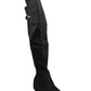 Rebel By Zigi Women's Onley Leather Round Toe Knee High Fashion Boots Gray Size 6 M