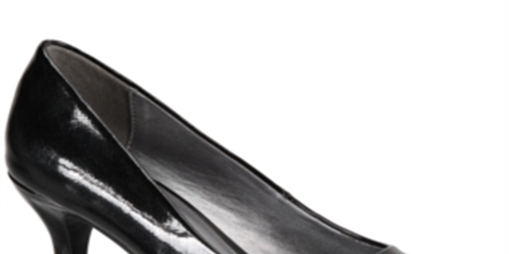 Karen Scott Women's Mory Fabric Peep Toe Classic Pumps Black Size 7M