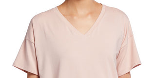 Eileen Fisher Women's Plus V Neck Tunic Pink Size 2X