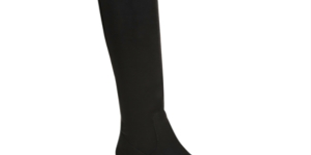 Bar Iii Taimi Over-the-Knee Boots - Black Micro Black Size 6 M