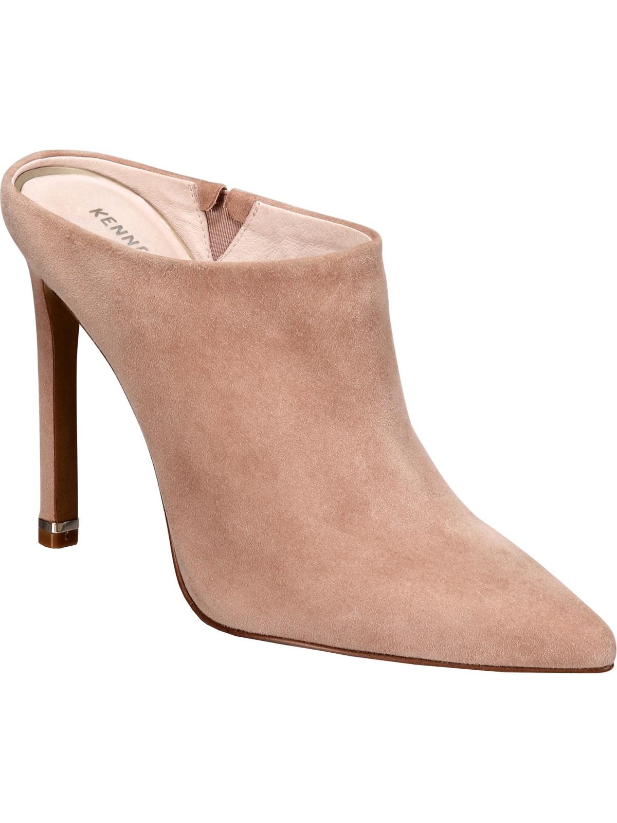 Kenneth Cole New York Women's Riley 110 Suede Pointed Toe Mules Pink Size 8M