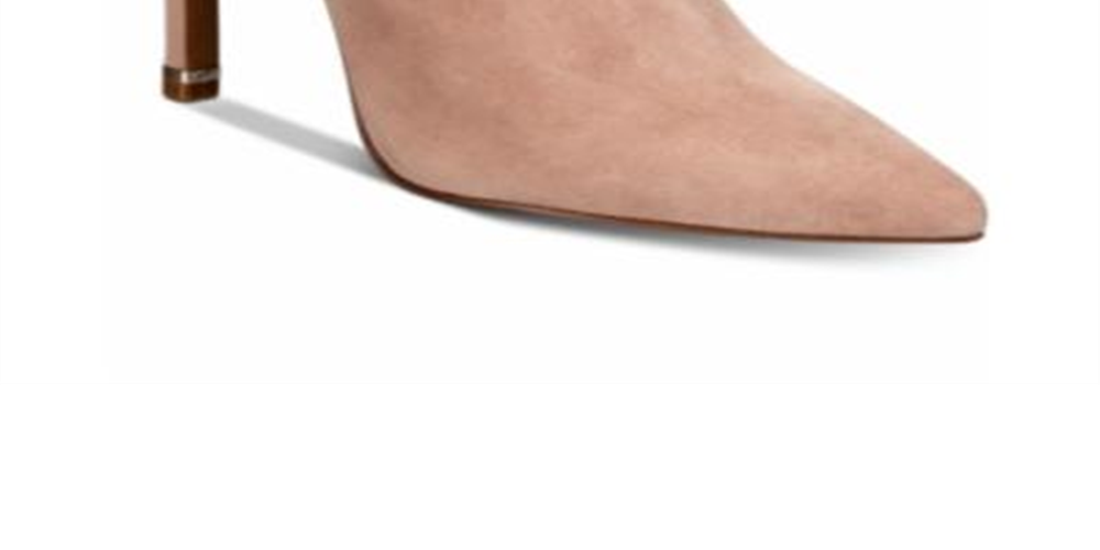 Kenneth Cole New York Women's Riley 110 Suede Pointed Toe Mules Pink Size 8M