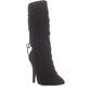Zigi Soho Womens Jeenie Fabric Pointed Toe Mid-Calf Fashion Black Size 6.5 M