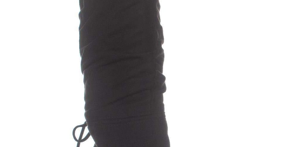 Zigi Soho Womens Jeenie Fabric Pointed Toe Mid-Calf Fashion Black Size 6.5 M