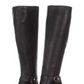 Bandolino Womens Lella Solid Almond Toe Knee-High Boots Black Size 6 M