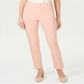 JM Collection Women's Studded Pull on Tummy Control Pants Orange Size X-Small