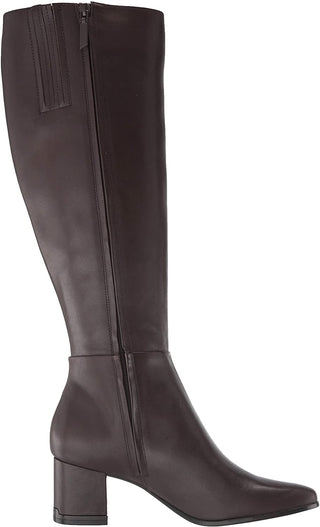 Calvin Klein Women's Freeda Wide Calf Brown Size 7.5M