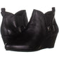 Anne Klein Abilene Pointed Toe Wedge Ankle Boots Black Black Size 11 M
