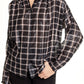 Rebecca Taylor Women's Plaid Long Sleeve Button up Top Black Size X-Small