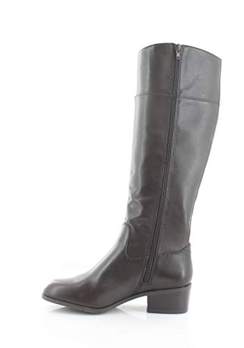 Alfani Womens Briaah Fabric Round Toe Knee High Fashion Boots Brown Size 8.5M