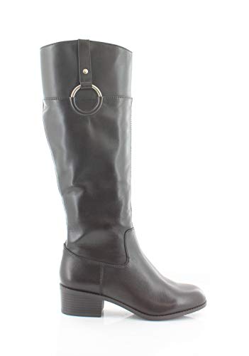 Alfani Womens Briaah Fabric Round Toe Knee High Fashion Boots Brown Size 8.5M