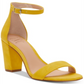 INC International Concepts Women's Kivah Solid Party Dress Sandals Yellow Size 7 M