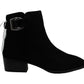 Steve Madden Women's Shoes Ringer Leather Closed Toe Ankle Fashion Boots Black Size 7 M