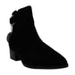 Steve Madden Women's Shoes Ringer Leather Closed Toe Ankle Fashion Boots Black Size 7 M