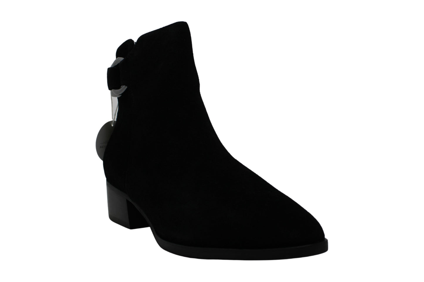Steve Madden Women's Shoes Ringer Leather Closed Toe Ankle Fashion Boots Black Size 7 M