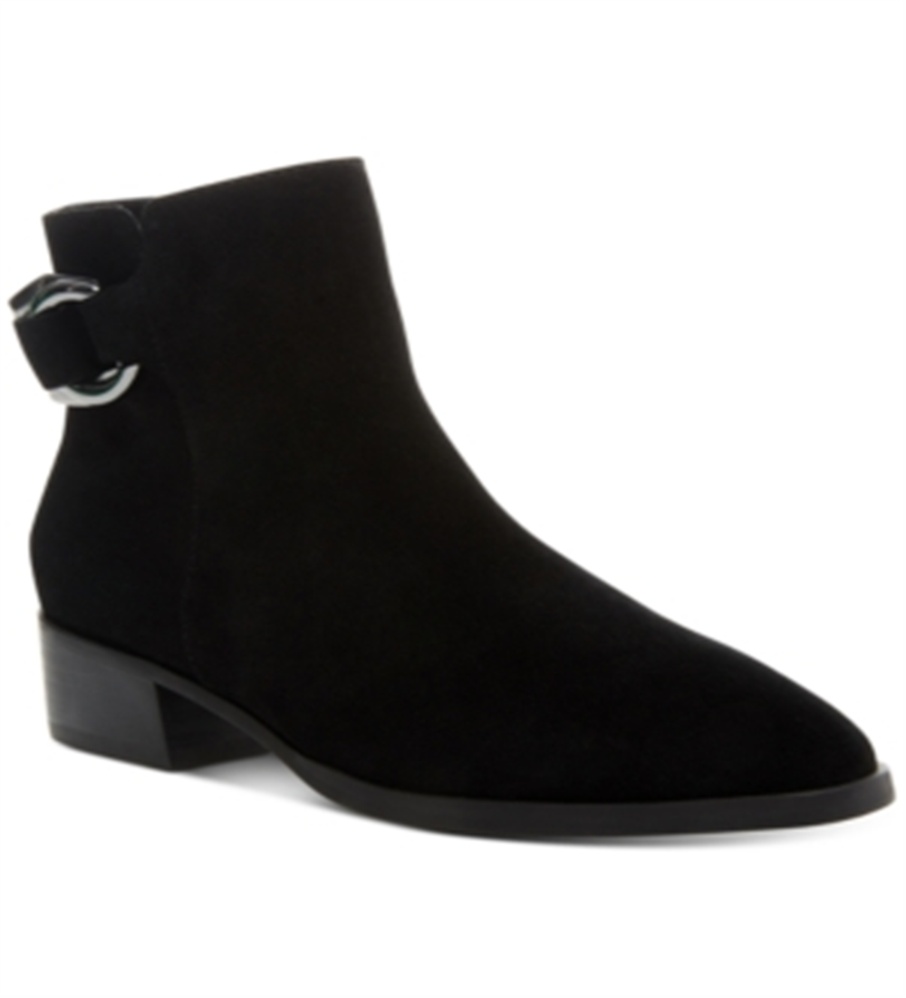 Steve Madden Women's Shoes Ringer Leather Closed Toe Ankle Fashion Boots Black Size 7 M