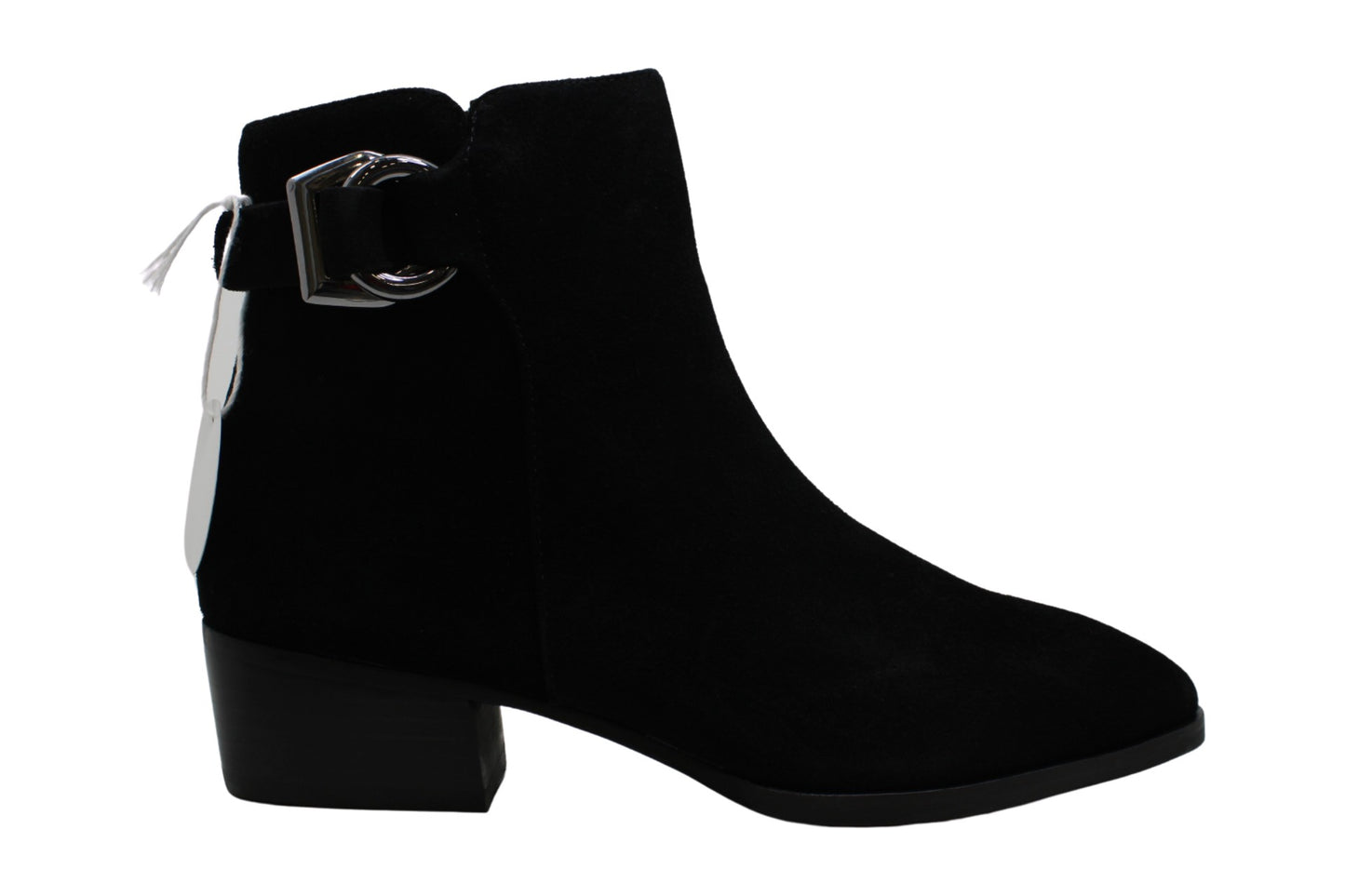 Steve Madden Women's Shoes Ringer Leather Closed Toe Ankle Fashion Boots Black Size 7 M