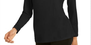 Alfani Women's Mock Neck Top Black Size Small