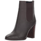 Kenneth Cole Women's Justin Leather Almond Toe Ankle Fashion Boots Brown Size 7.5 M