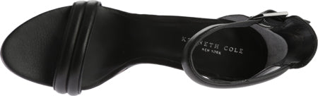 Kenneth Cole Women's Brooke Ankle Strap Heeled Sandal Black Size 9.5