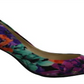 Jessica Simpson Women's Cassani Canvas Pointed Toe Classic Shoes Black Size7 M