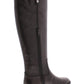 INC International Concepts Women's Fawne Leather Tall Riding Boots Gray Size 6.5 M