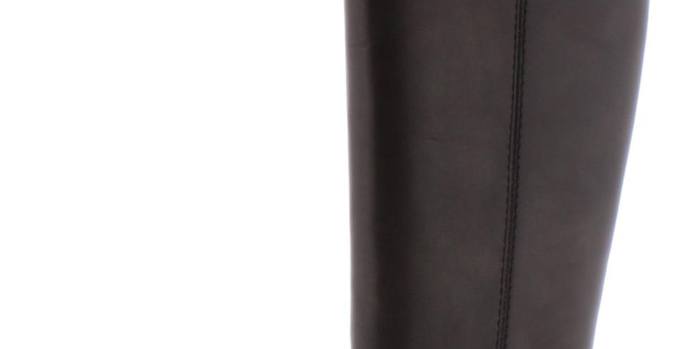 INC International Concepts Women's Fawne Leather Tall Riding Boots Gray Size 6.5 M