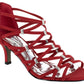 Easy Street Women's Nightingale Evening Sandals Red Size 8 M