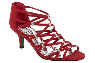 Easy Street Women's Nightingale Evening Sandals Red Size 8 M