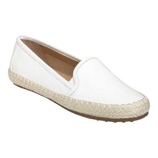 Aerosoles Women's Alpargatas Let's Drive Espadrille Shoes White Size 6.5 M