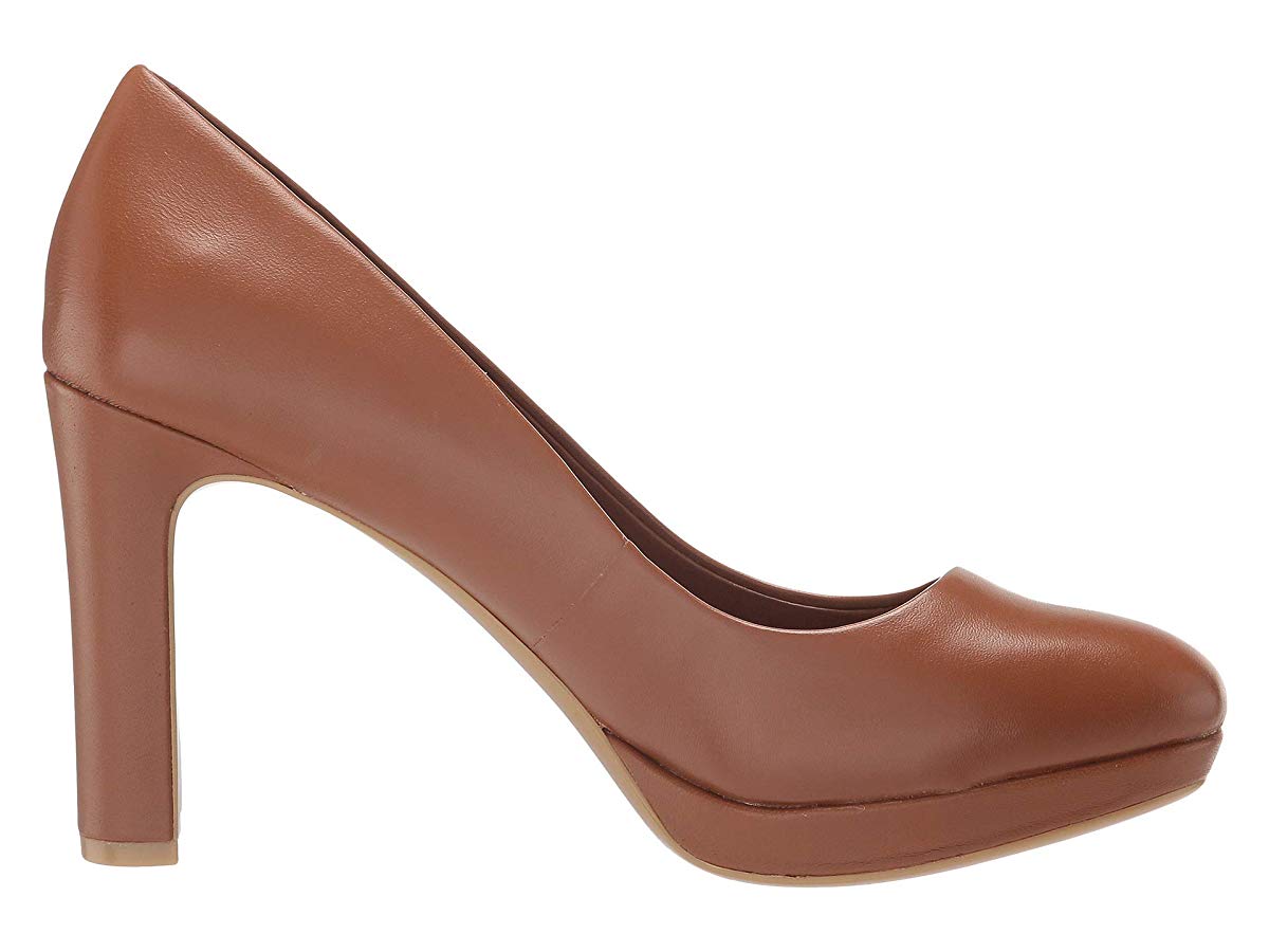 Calvin Klein Women's Russet Premda Nappa Heels -Brown Size 8 M