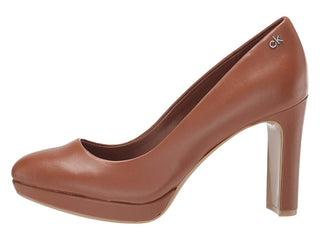 Calvin Klein Women's Russet Premda Nappa Heels -Brown Size 8 M