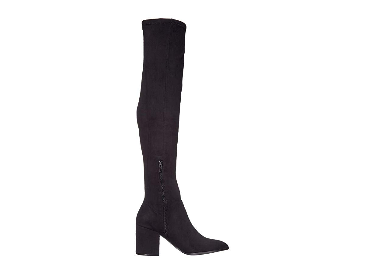 Steve Madden Women's Jacey Faux Leather Over-the-Knee Boots Black Size 9 M