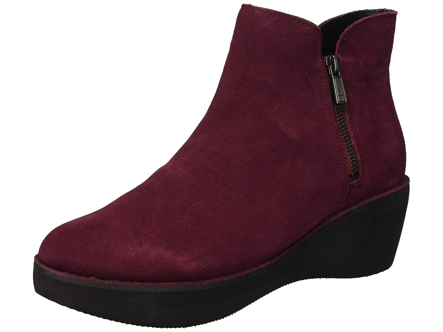 Kenneth Cole Reaction Women's Prime Closed Toe Ankle Fashion Boots Burgundy Size 5.5 M
