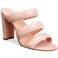 Avec Les Filles Women's Mara Heeled Sandal, avec Pink Nappa, Size 7 M