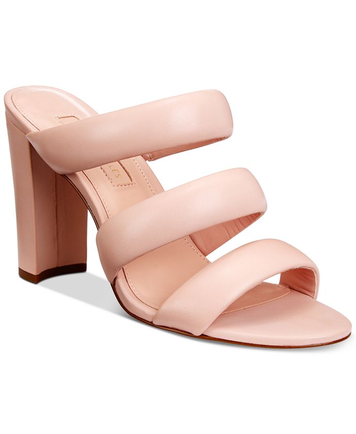 Avec Les Filles Women's Mara Heeled Sandal, avec Pink Nappa, Size 7 M